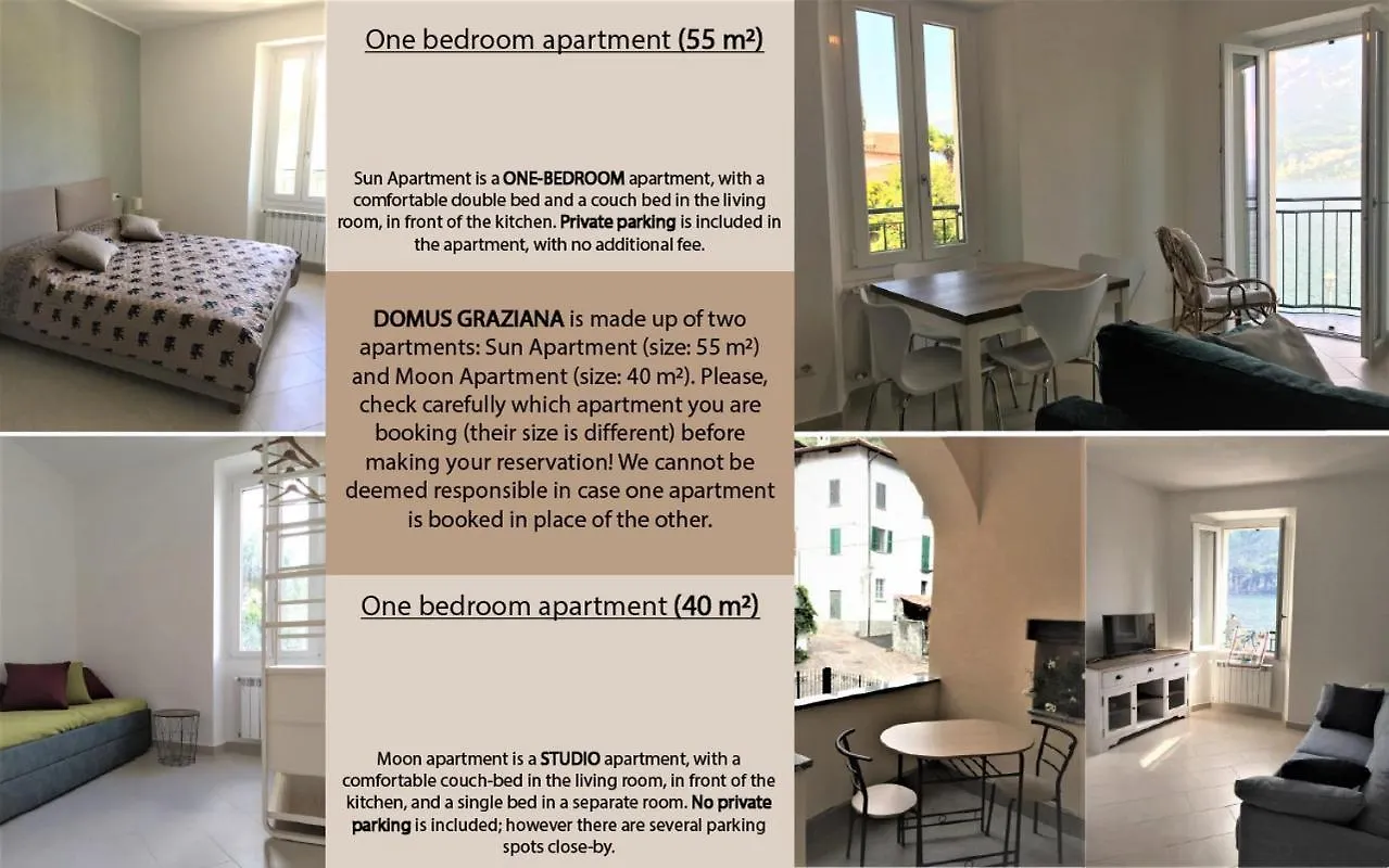 Domus Graziana - Lake Front Oliveto Lario Apartamento